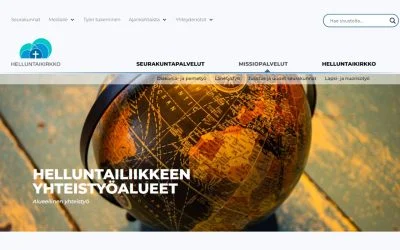 Helluntaikirkon kotisivu-uudistus julkistettu