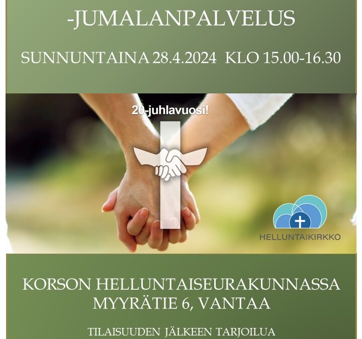 Helluntailiikkeen Käsi kädessä -toiminta täyttää 20 vuotta