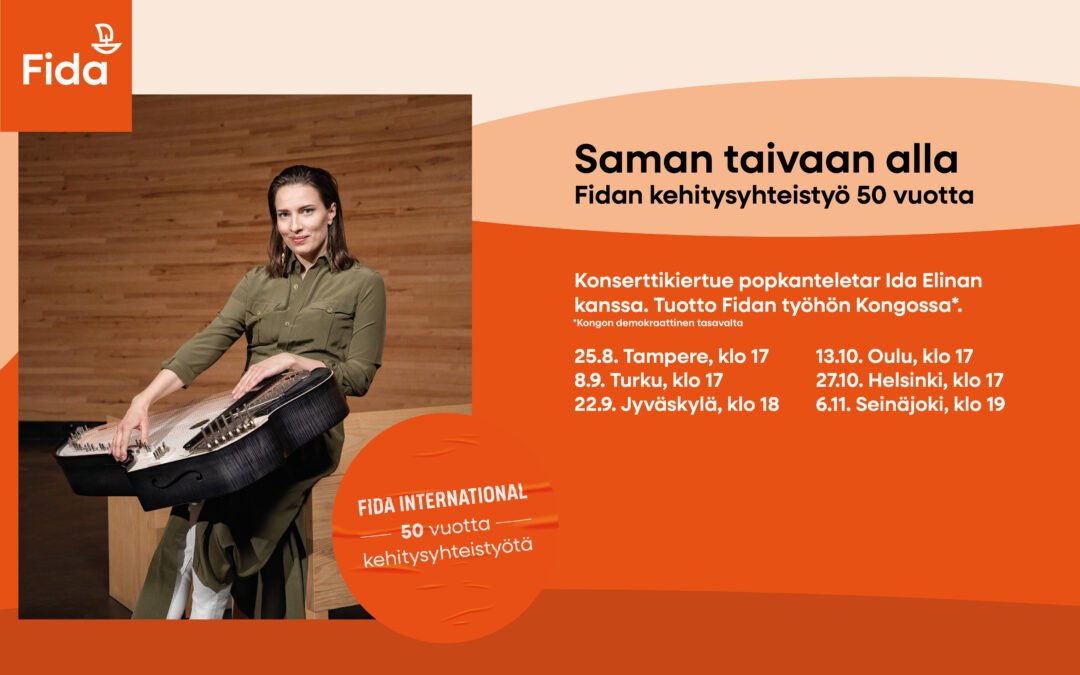 Saman taivaan alla -konsertit juhlistavat helluntailiikkeen kehitysyhteistyötä