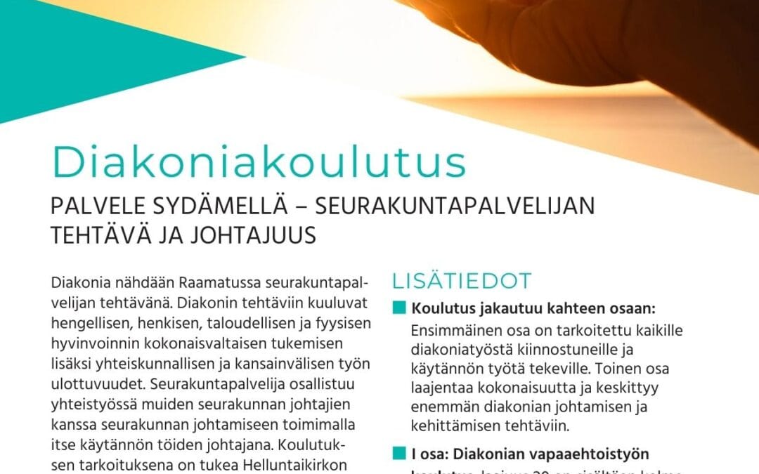 Diakoniatyön monimuotokoulutus 2025–2026