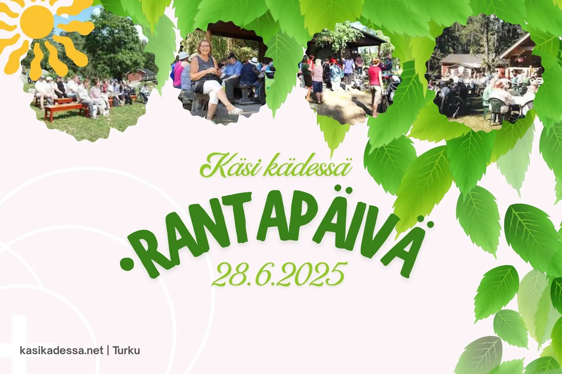Käsi kädessä -rantapäivä Turussa on 28.6.2025