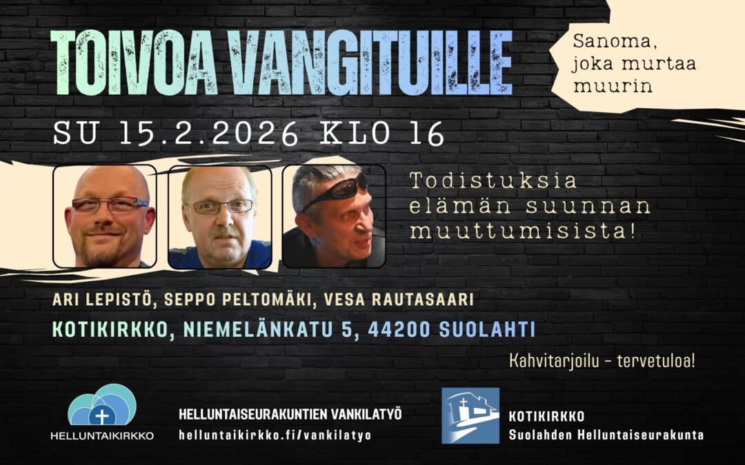 Toivoa vangituille | Suolahti