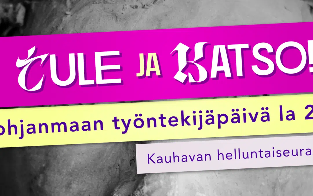 Pohjanmaan työntekijäpäivä 25.4.2026